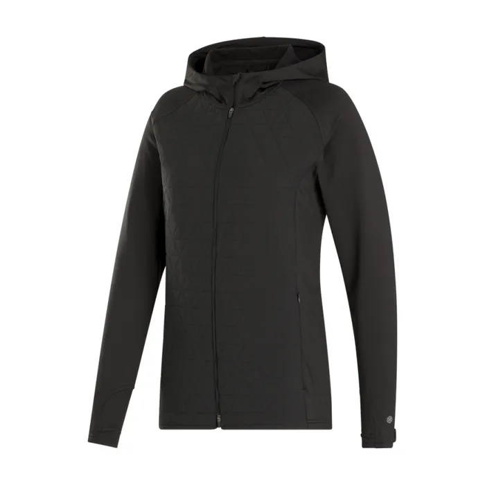 Women FootJoy Base MidLayers ThermoSeries FullZip Hoodie Black Women FootJoy Base MidLayers ThermoSeries FullZip Hoodie Black