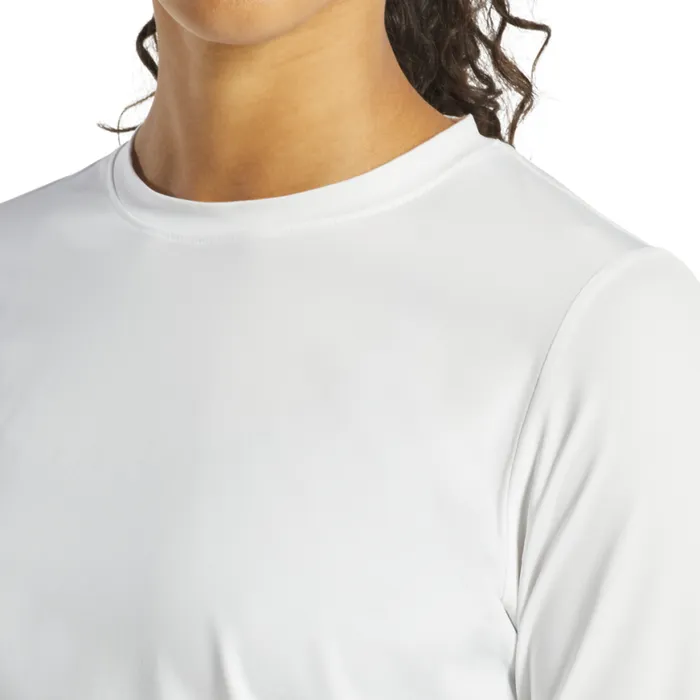 Women FootJoy Shirts Long Sleeve Sun Protection Crew Neck White Women FootJoy Shirts Long Sleeve Sun Protection Crew Neck White