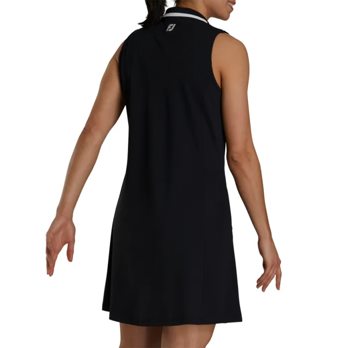 Women FootJoy Shirts Sleeveless Dress Black Women FootJoy Shirts Sleeveless Dress Black