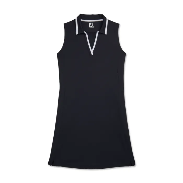 Women FootJoy Shirts Sleeveless Dress Black Women FootJoy Shirts Sleeveless Dress Black