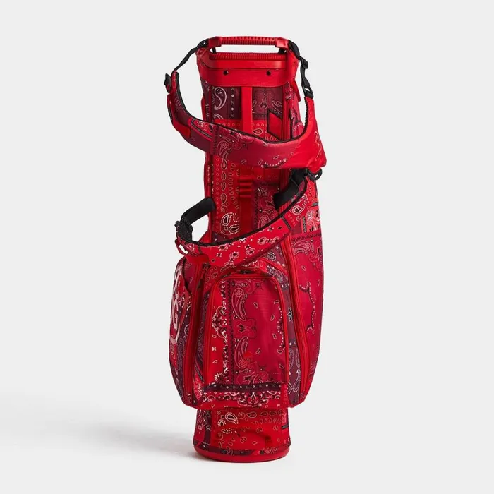 Women GFORE Red Bandana Lightweight Carry Golf Bags