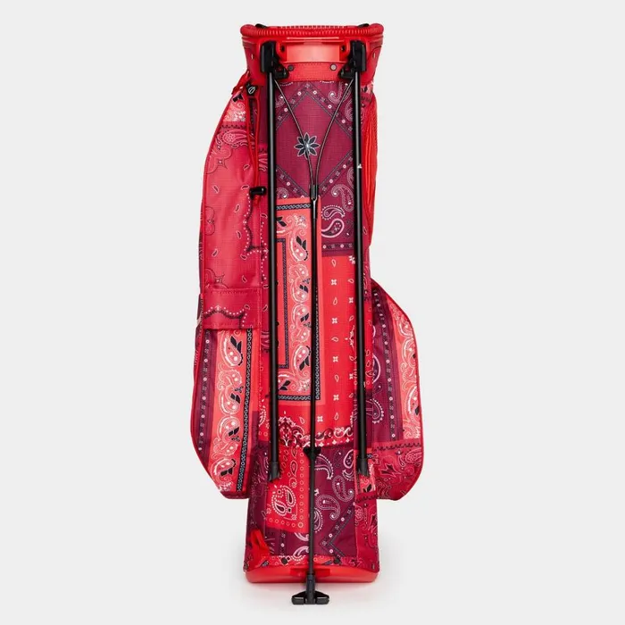 Women GFORE Red Bandana Lightweight Carry Golf Bags