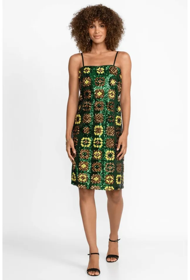 Women Gemini Sequin Mini Dress Multi Johnny Was Dresses