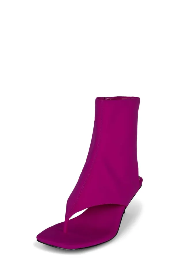 Women Jeffrey Campbell Ankle To Mid ASSURED Fuchsia Neoprene