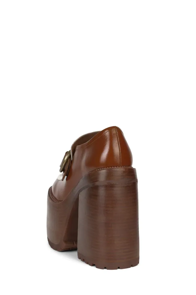 Women Jeffrey Campbell Boot OFFSET Tan Ivory