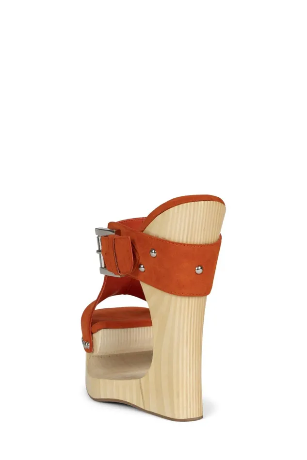 Women Jeffrey Campbell Sandal ETHEREAL Mustard Suede