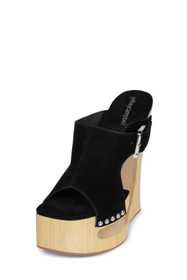 Women Jeffrey Campbell Sandal ETHEREAL Mustard Suede