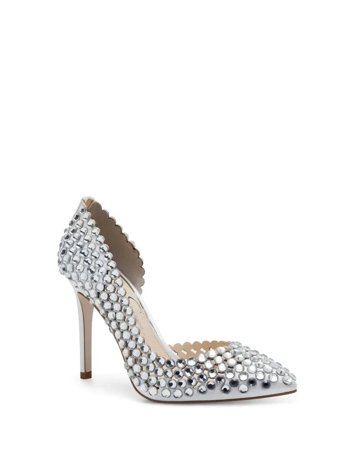 Women Jessica Simpson Bridal Preppi High Heel In White