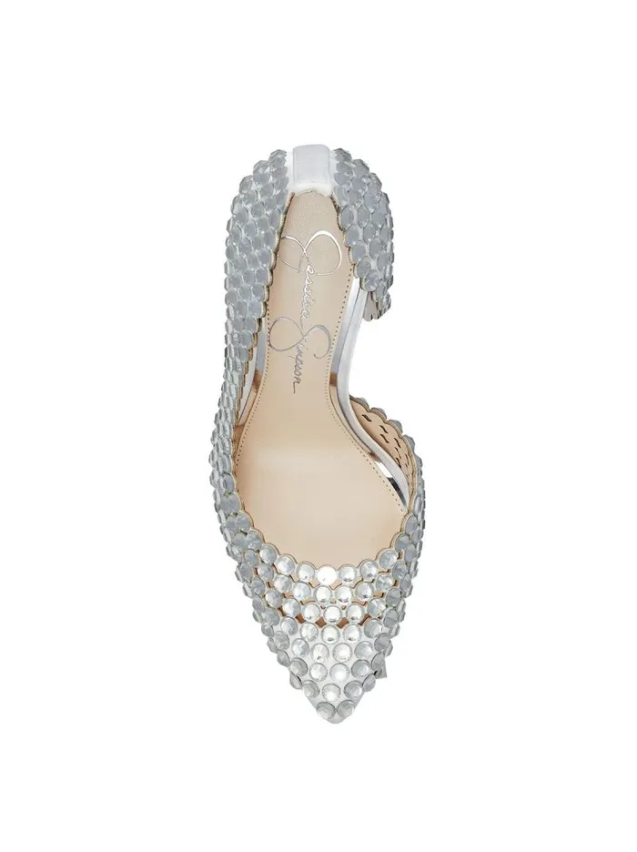 Women Jessica Simpson Bridal Preppi High Heel In White