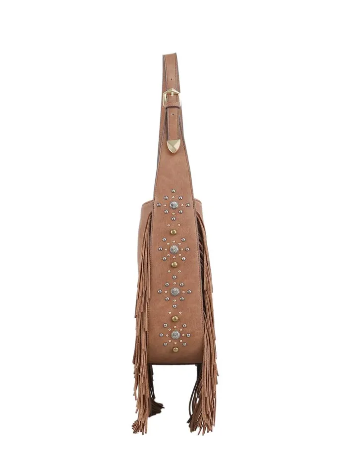 Women Jessica Simpson Crossbody Calypso Hobo In Almond Brown