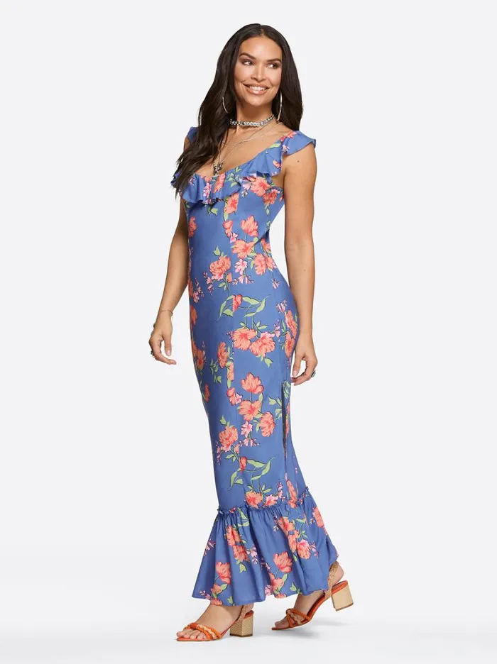 Women Jessica Simpson Dresses Raya Slip Dress In Happy Floret