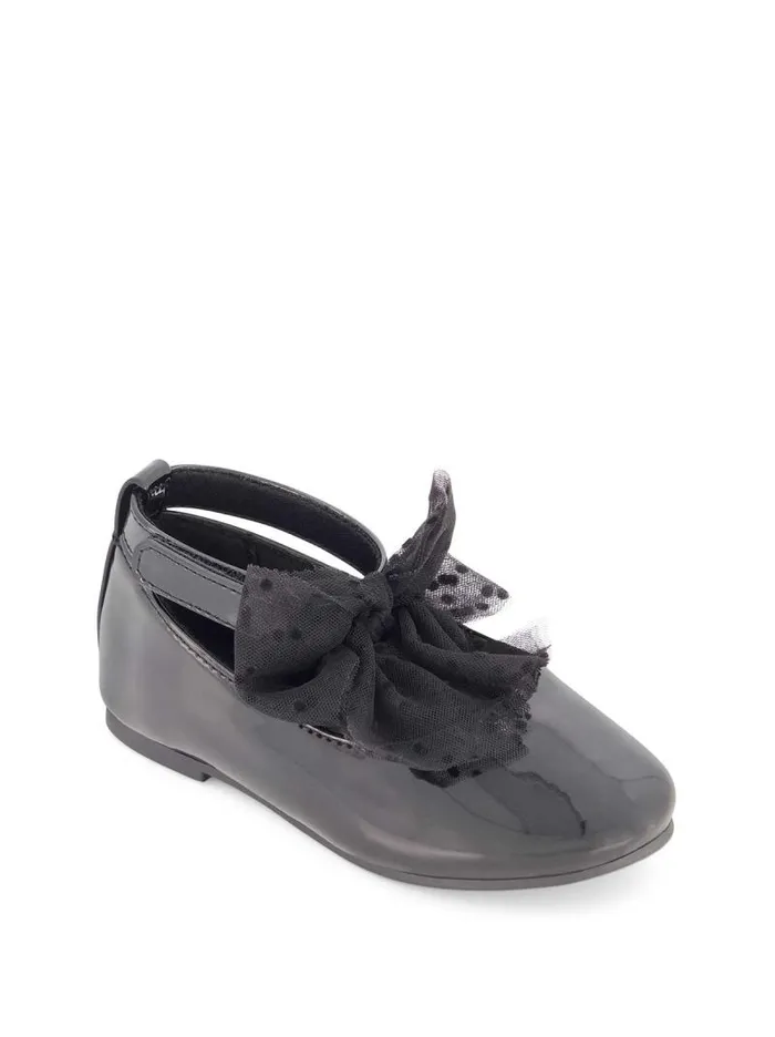 Women Jessica Simpson Kids Toddler Amy Tulle Ballet Flat In Black