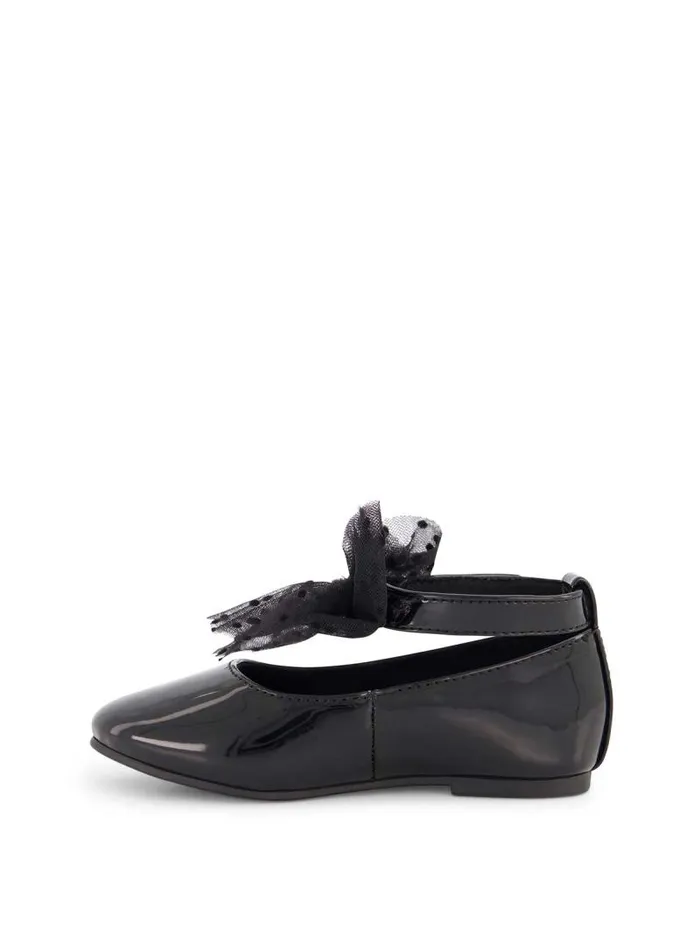 Women Jessica Simpson Kids Toddler Amy Tulle Ballet Flat In Black