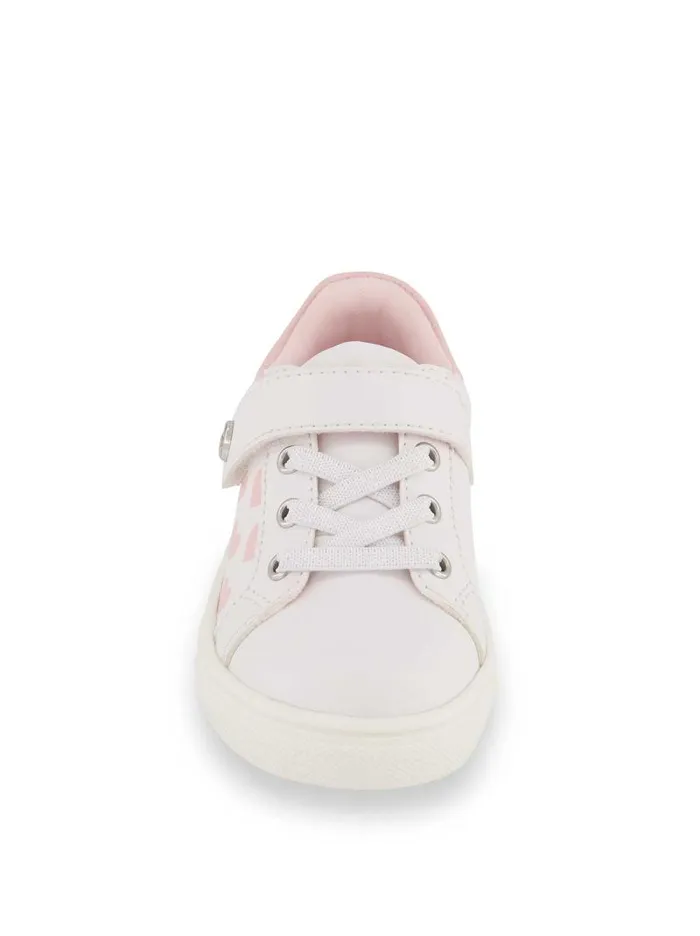 Women Jessica Simpson Kids Toddler Gina Love Low Sneaker In White