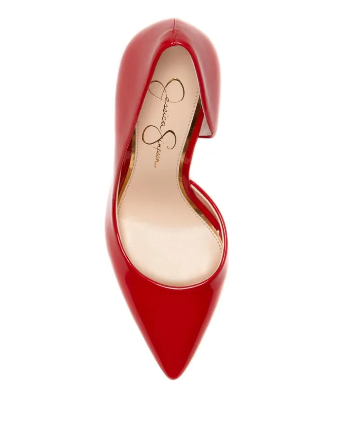 Women Jessica Simpson Pumps Prizma D039Orsay Pump In Red Patent