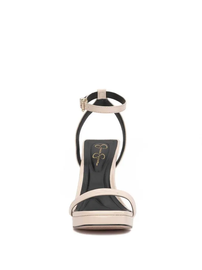 Women Jessica Simpson Sandals Adonia High Heel In Chalk