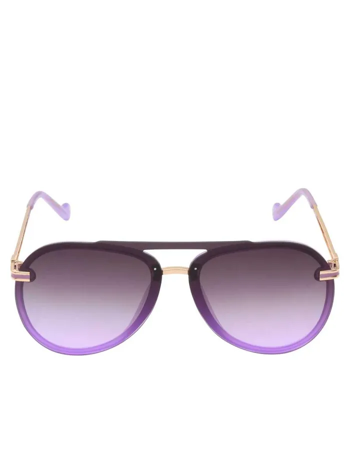 Women Jessica Simpson Sunglasses Metal Aviator Sunglasses In Light Purple