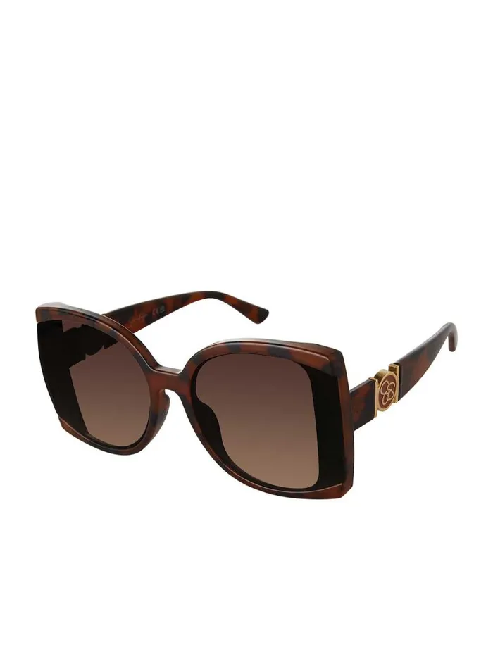 Women Jessica Simpson Sunglasses Square Sunglasses In Tortoise