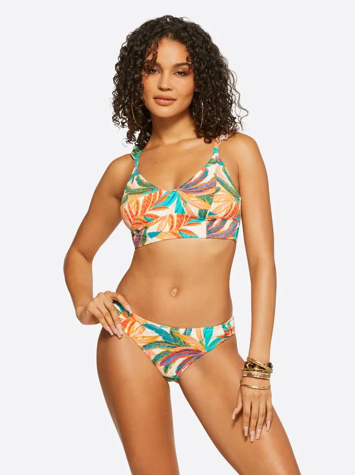 Women Jessica Simpson Swim Rio Palma Cropped Cami In Multi