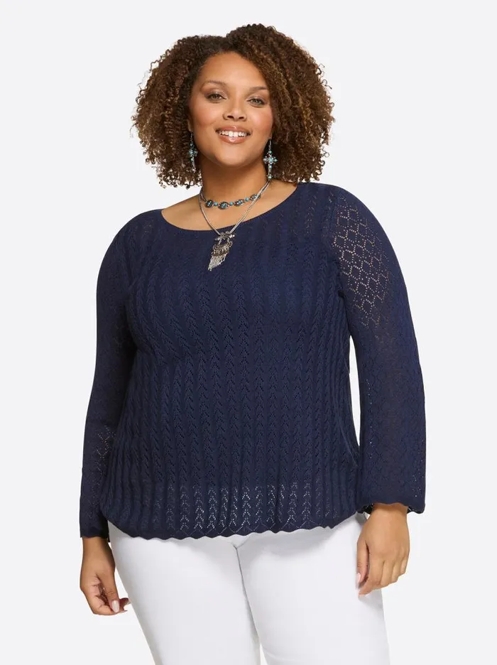 Women Jessica Simpson Tops and Tees Dreamer Top In Ocean Cavern