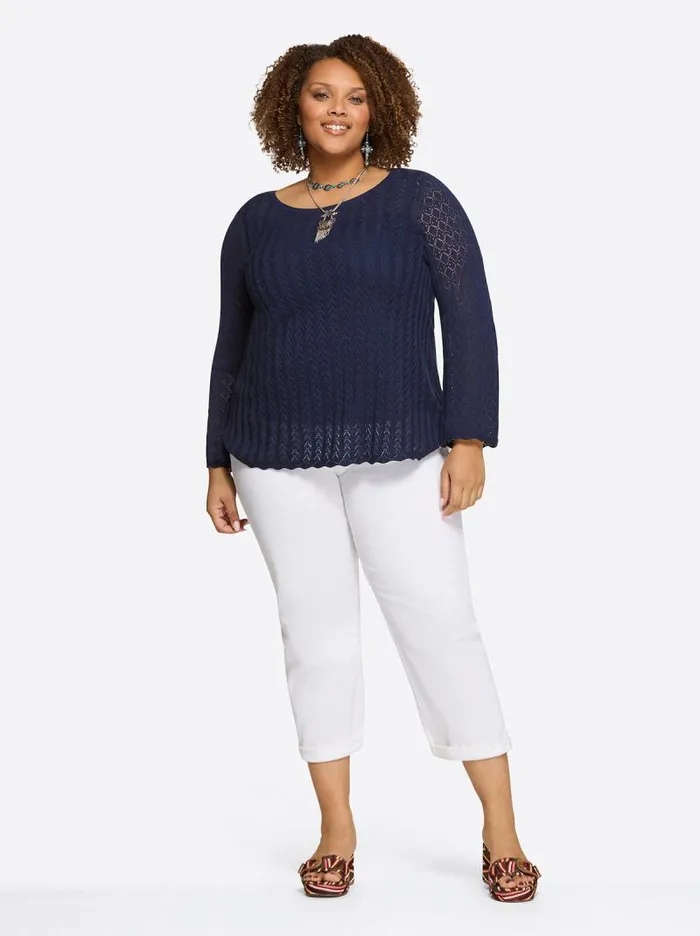 Women Jessica Simpson Tops and Tees Dreamer Top In Ocean Cavern