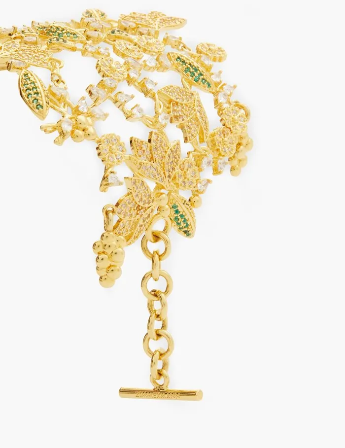 Women Jewellery Zimmermann Bloom Bracelet Goldgreen