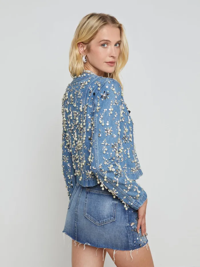 Women L039Agence Blazers and Jackets New Belvie Pearl Jacket Provo