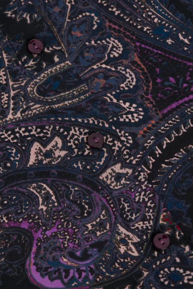 Women L039Agence Blouses and Tops Tyler Silk Blouse Plum Multi Boute Paisley Women L039Agence Blouses and Tops Tyler Silk Blouse Plum Multi Boute Paisley