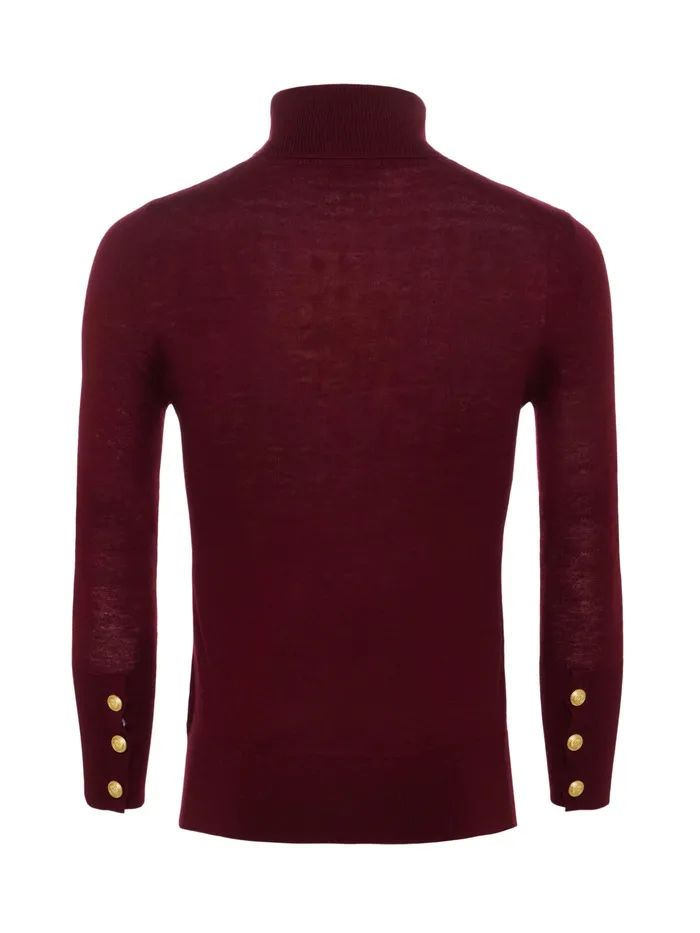 Women L039Agence Knitwear Flora Turtleneck Syrahgold Women L039Agence Knitwear Flora Turtleneck Syrahgold