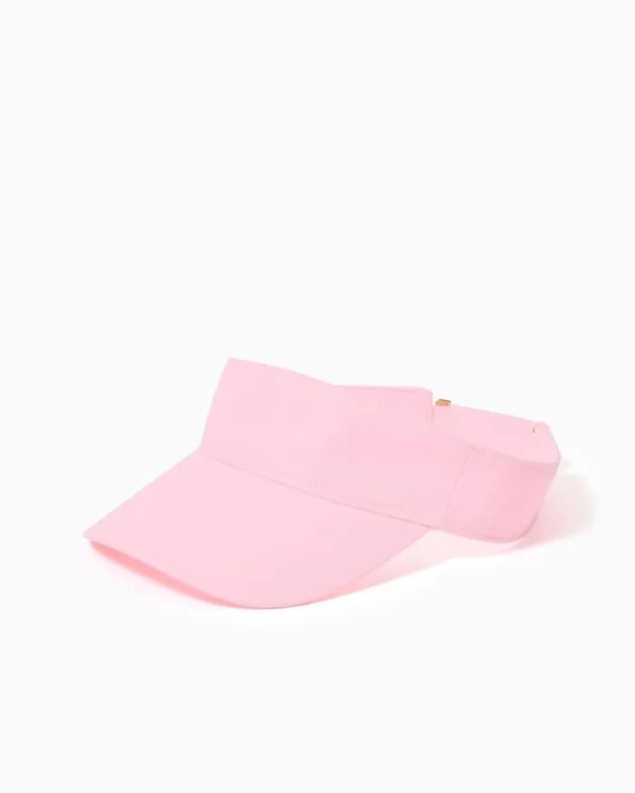 Women Lilly Pulitzer Hats and Hair Its A Match Visor Conch Shell Pink