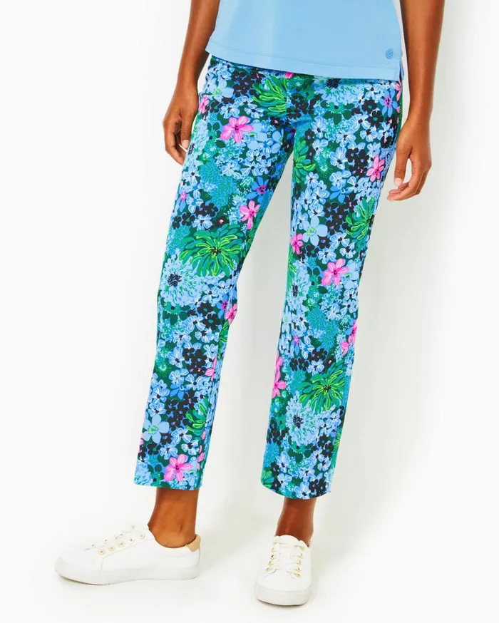 Women Lilly Pulitzer Tops UPF 50 Luxletic Frida Polo Multi Soiree All Day