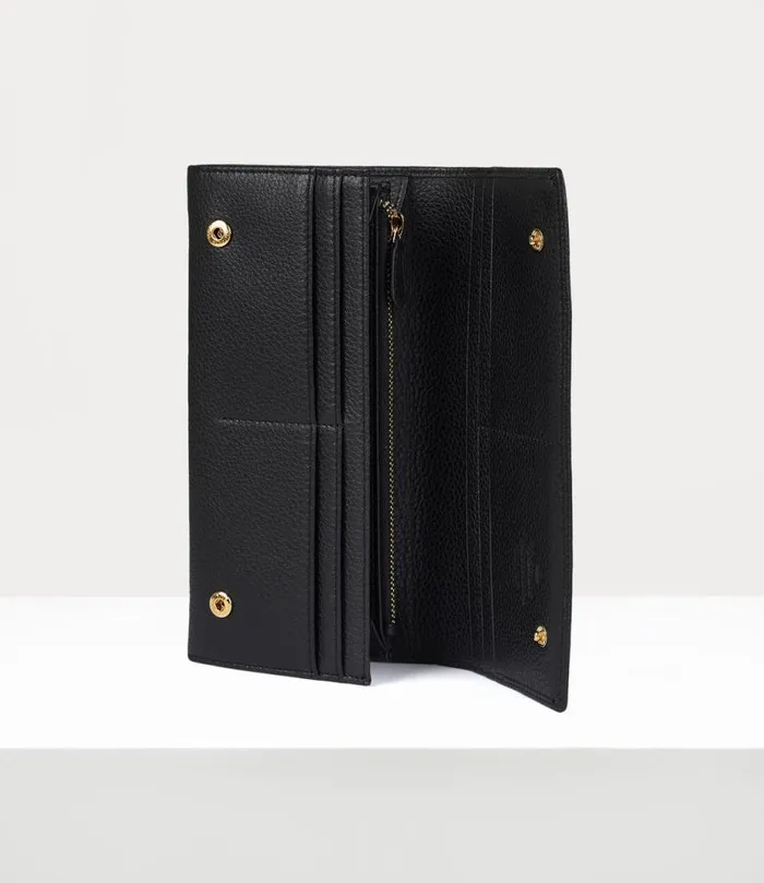 Women Long Card Holder Black Vivienne Westwood Wallets And Purses