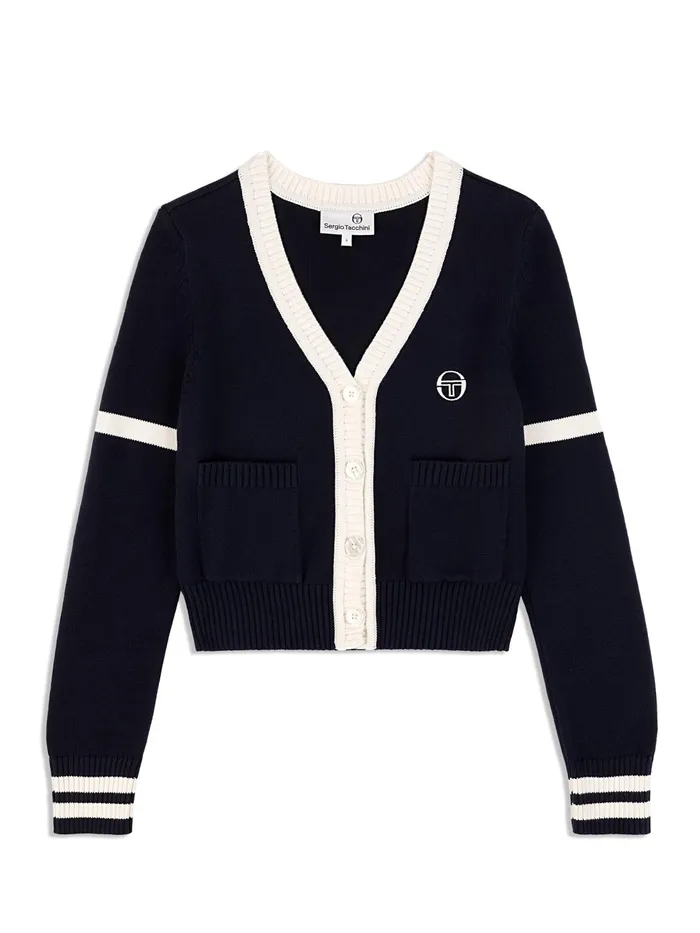 Women Loungewear Sergio Tacchini Lucia Knit Cardigan Maritime Blue