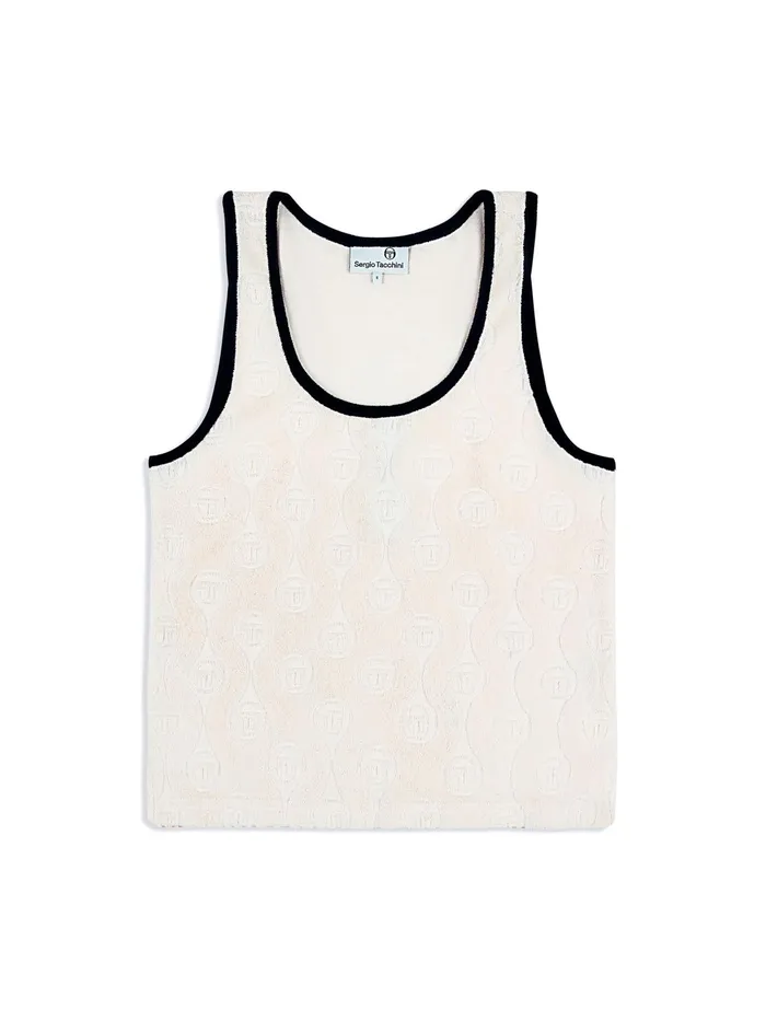 Women Loungewear Sergio Tacchini Zona Tank Gardenia