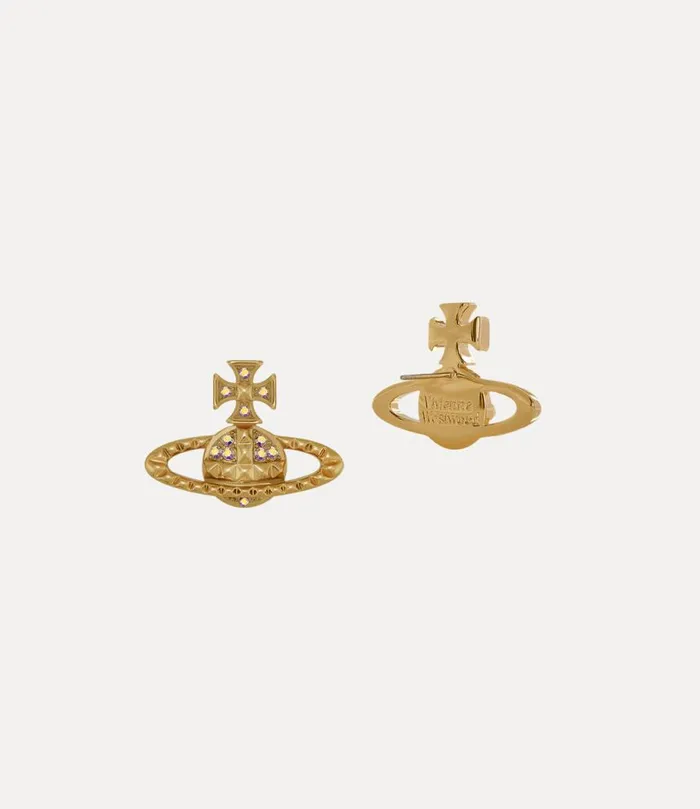 Women Mayfair Bas Relief Earrings Goldcrystalab Vivienne Westwood Classic Styles Women Mayfair Bas Relief Earrings Goldcrystalab Vivienne Westwood Classic Styles