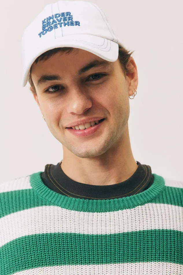 WomenMen Hats Cotton On Born This Way Foundation Cap Vintage White WomenMen Hats Cotton On Born This Way Foundation Cap Vintage White