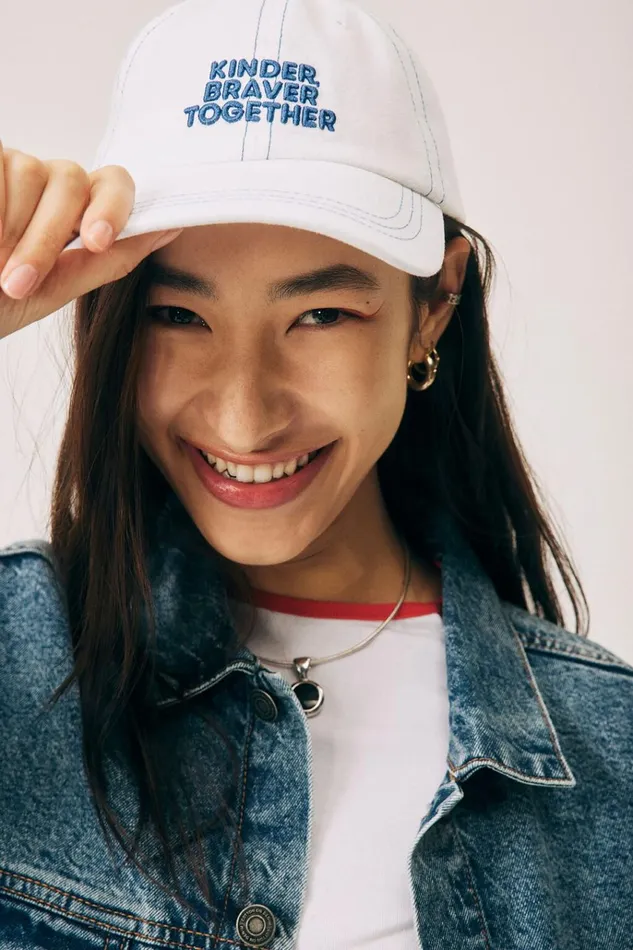 WomenMen Hats Cotton On Born This Way Foundation Cap Vintage White WomenMen Hats Cotton On Born This Way Foundation Cap Vintage White