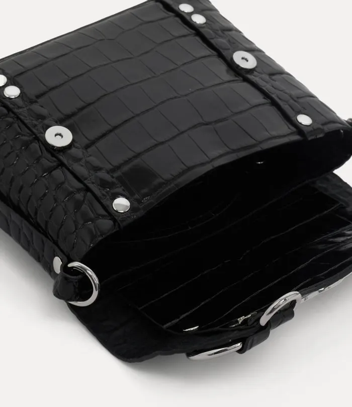WomenMen Kim Crossbody Bag Black Vivienne Westwood Crossbody Bags WomenMen Kim Crossbody Bag Black Vivienne Westwood Crossbody Bags