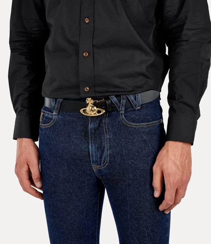 WomenMen Orb Buckle Belt Black Vivienne Westwood Belts And Harnesses WomenMen Orb Buckle Belt Black Vivienne Westwood Belts And Harnesses