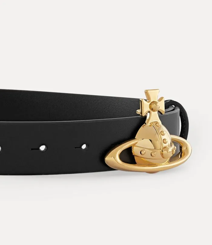 WomenMen Orb Buckle Belt Black Vivienne Westwood Belts And Harnesses WomenMen Orb Buckle Belt Black Vivienne Westwood Belts And Harnesses