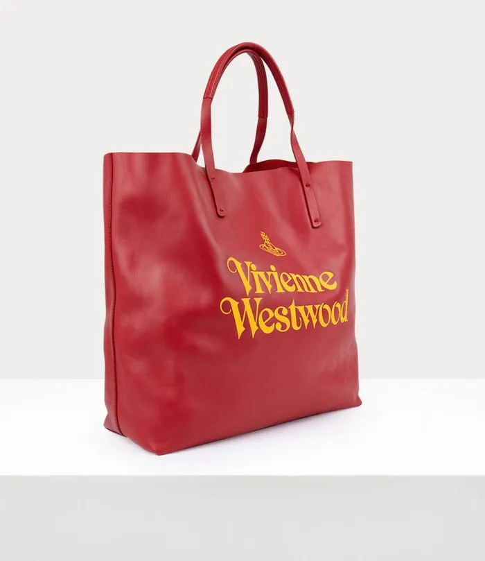 WomenMen Studio Shopper Redyellow Vivienne Westwood Handbags WomenMen Studio Shopper Redyellow Vivienne Westwood Handbags