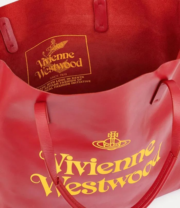 WomenMen Studio Shopper Redyellow Vivienne Westwood Handbags WomenMen Studio Shopper Redyellow Vivienne Westwood Handbags