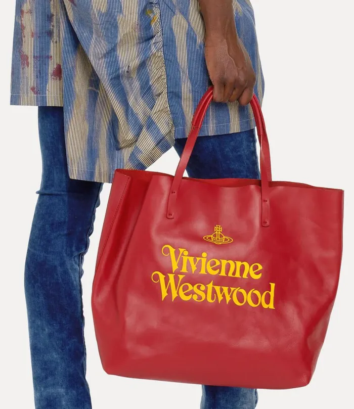 WomenMen Studio Shopper Redyellow Vivienne Westwood Handbags WomenMen Studio Shopper Redyellow Vivienne Westwood Handbags