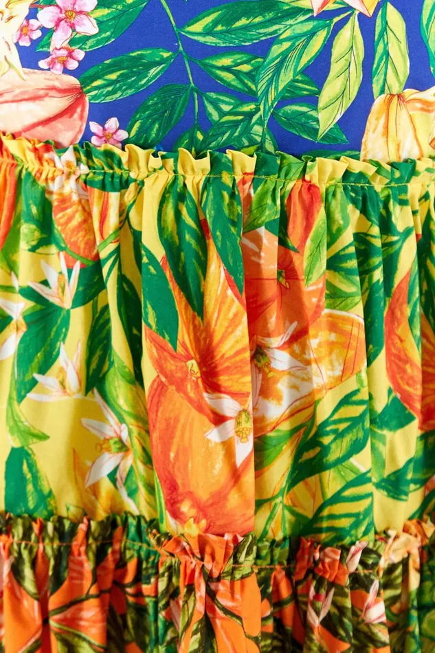 Women Mini Dresses Farm Rio Caipirinha Tiered Mini Dress