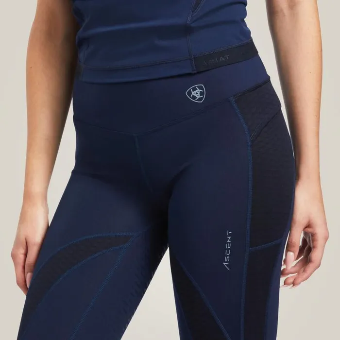 Women Pants and Shorts Ariat Ascent Half Grip Tight Navy Women Pants and Shorts Ariat Ascent Half Grip Tight Navy