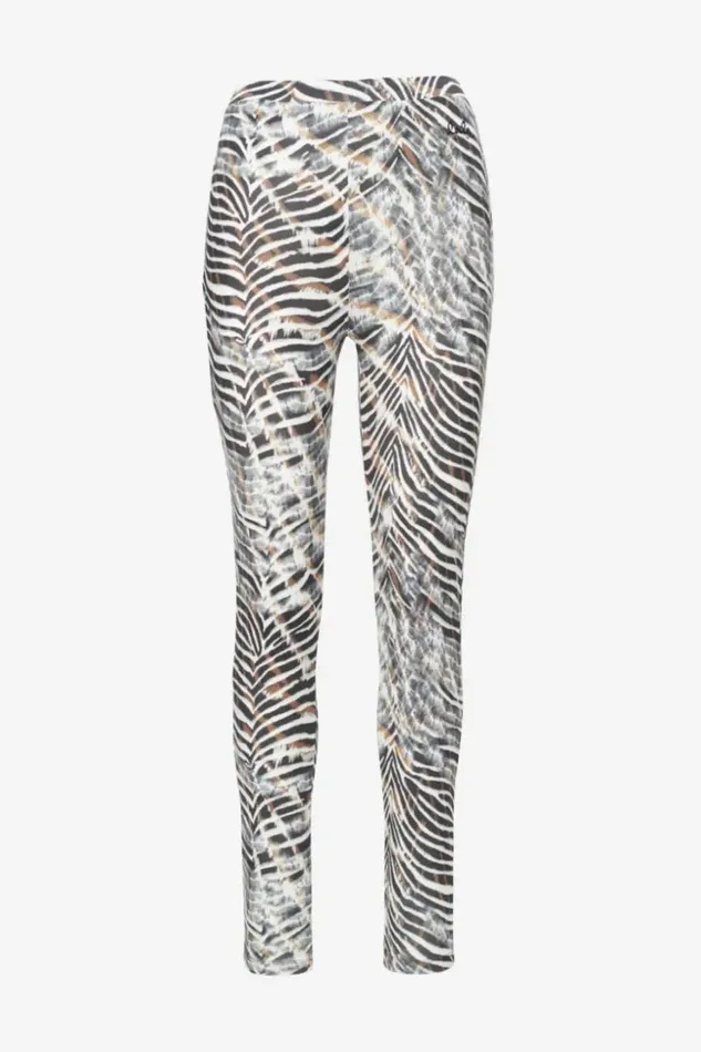 Women Pants and Skirts Lala Berlin Legging Leonie Polyester Mix Dark Zebra Shibori Women Pants and Skirts Lala Berlin Legging Leonie Polyester Mix Dark Zebra Shibori