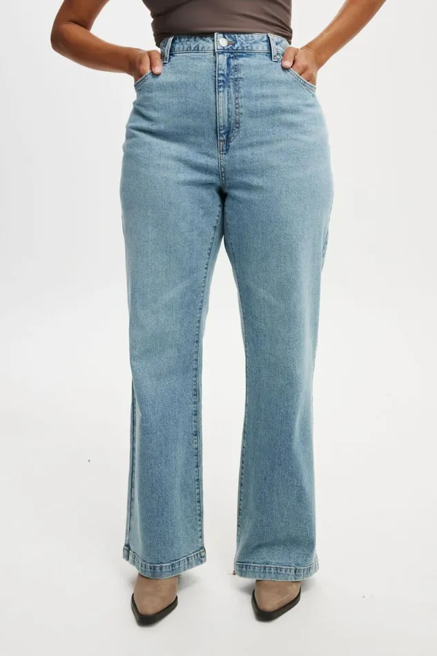 Women Pants Cotton On Curvy Stretch Bootcut Jean Bells Blue Women Pants Cotton On Curvy Stretch Bootcut Jean Bells Blue
