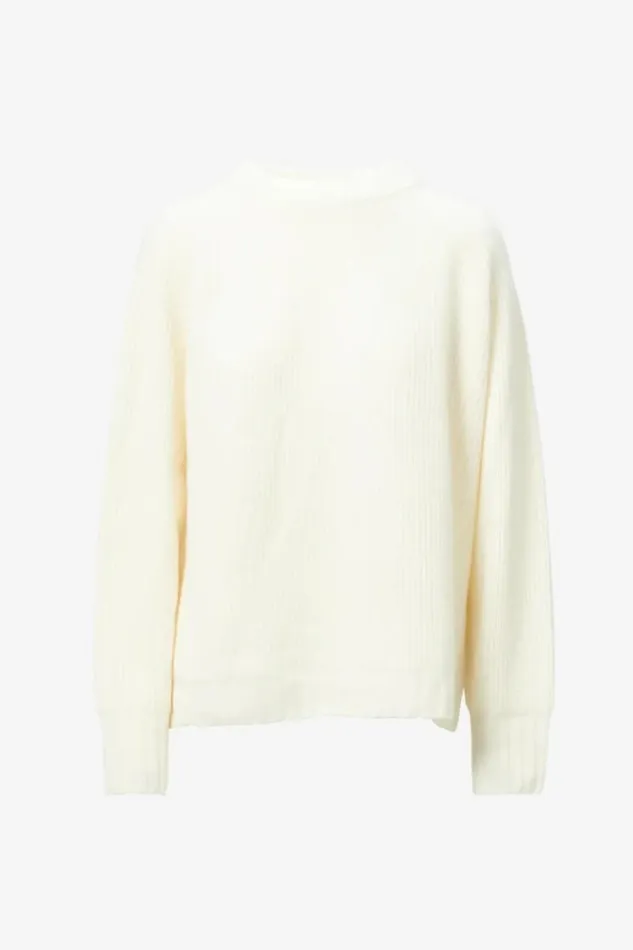 Women Pullover Lala Berlin Jumper Kaleva Wool Mix Vanilla Women Pullover Lala Berlin Jumper Kaleva Wool Mix Vanilla