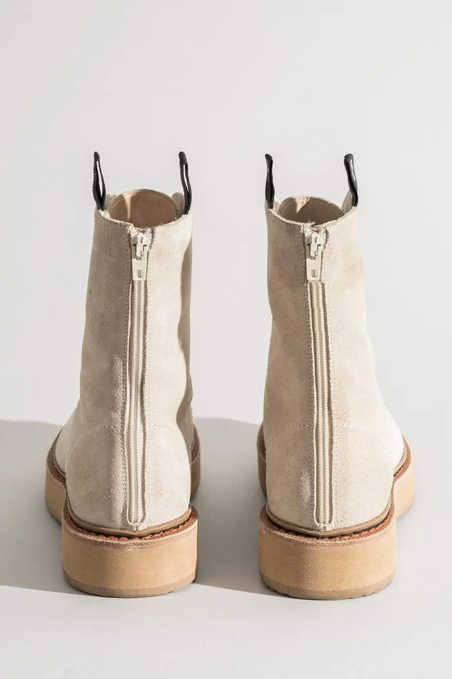 Women R13 Single Stack Boot 8211 Khaki Suede Boots Women R13 Single Stack Boot 8211 Khaki Suede Boots