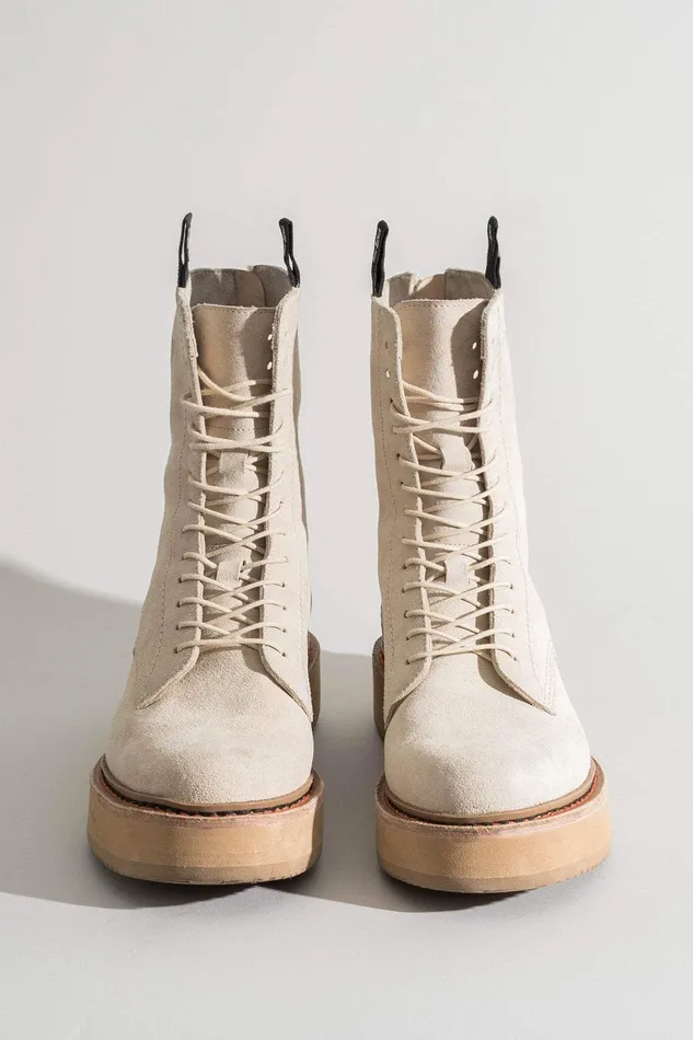 Women R13 Single Stack Boot 8211 Khaki Suede Boots Women R13 Single Stack Boot 8211 Khaki Suede Boots